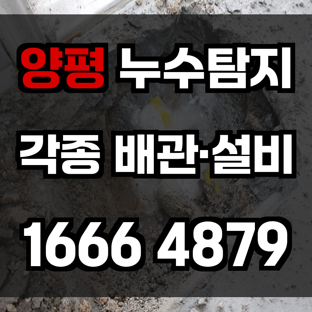 양평 누수탐지 사전 진단으로 구조 손상과 비용 부담을 줄이세요