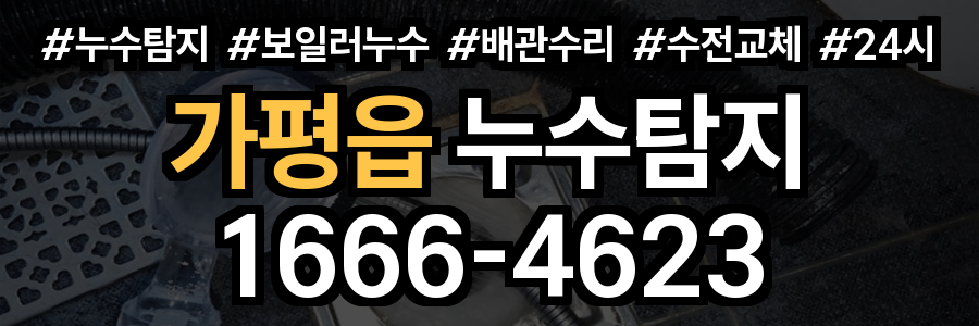 가평읍 누수탐지