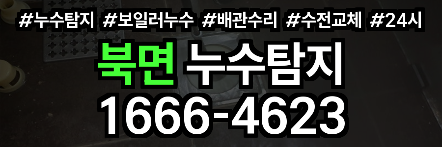 북면 누수탐지