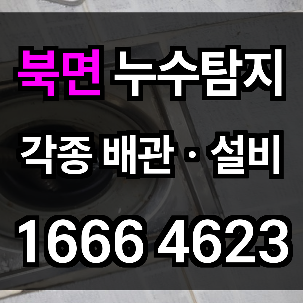 북면 누수탐지