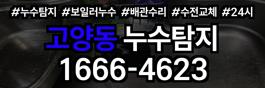 고양동 누수탐지