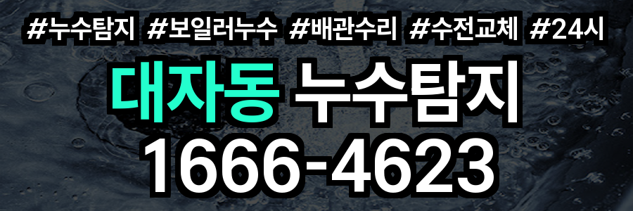 대자동 누수탐지