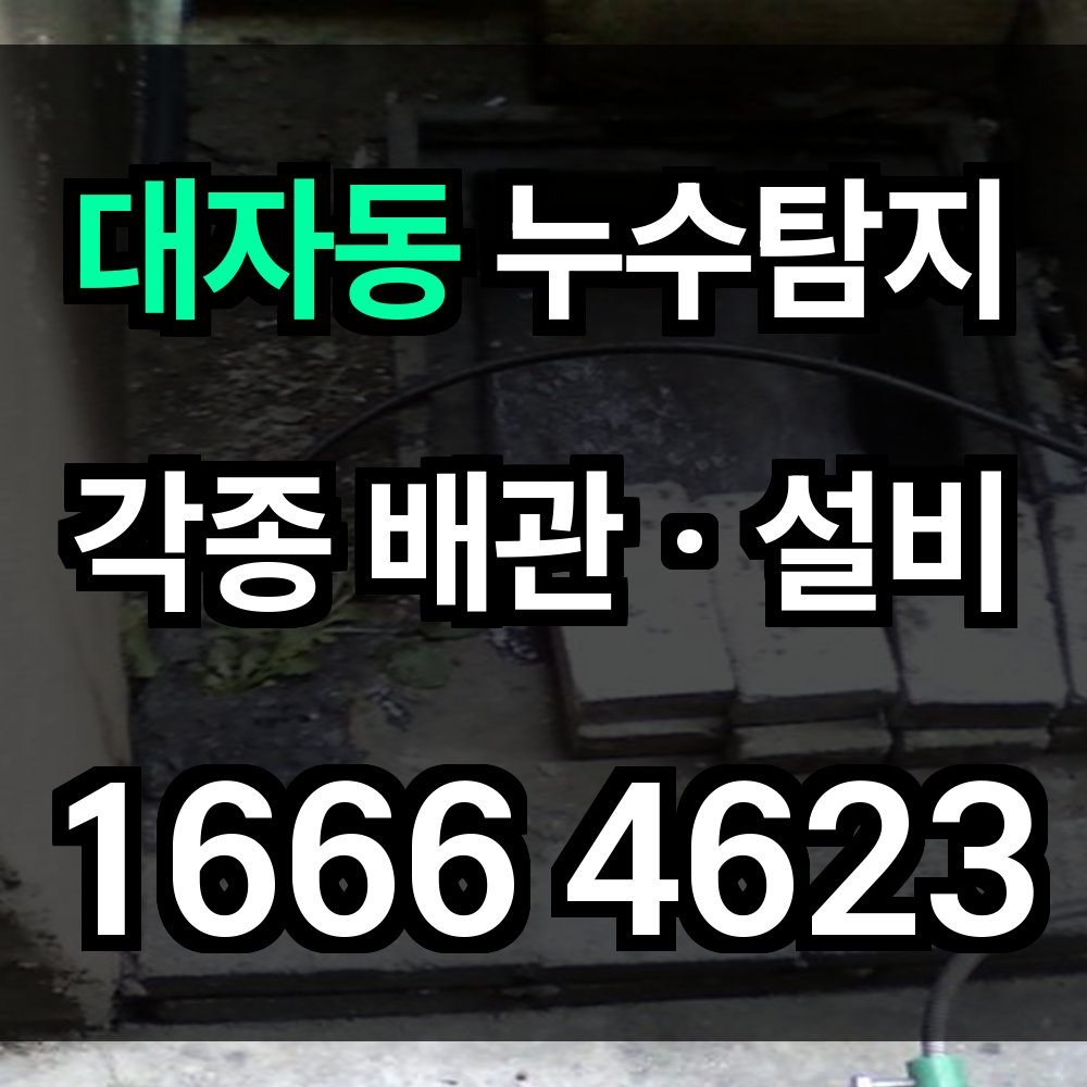 대자동 누수탐지
