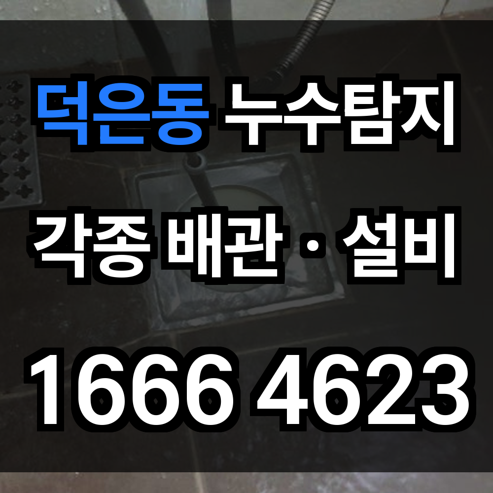 덕은동 누수탐지