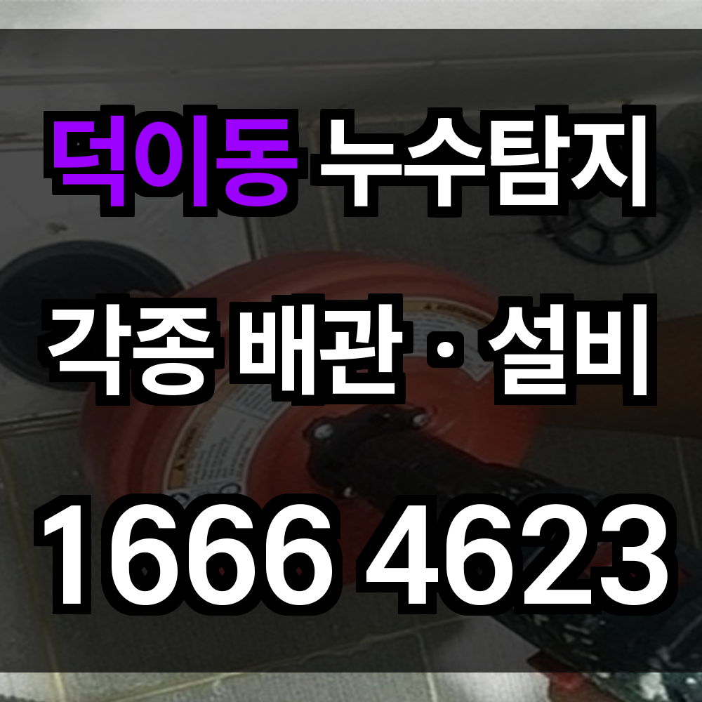 덕이동 누수탐지