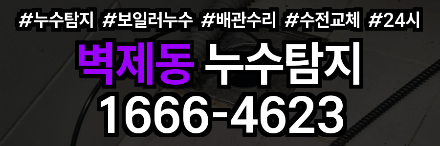 벽제동 누수탐지