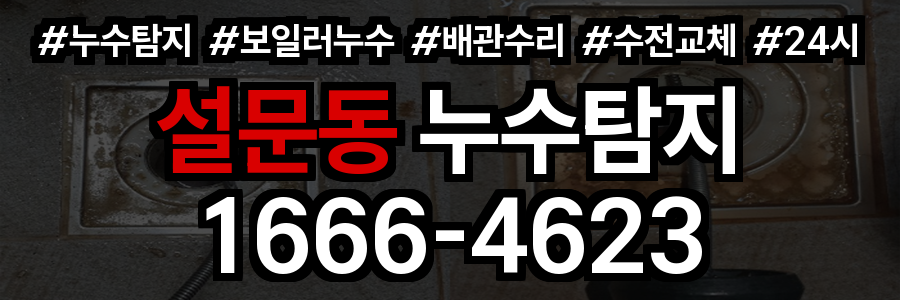 설문동 누수탐지