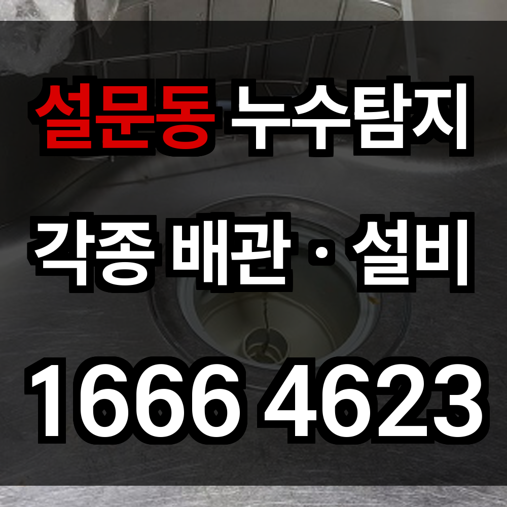 설문동 누수탐지