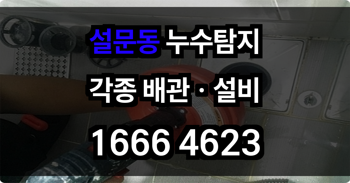 설문동 누수탐지