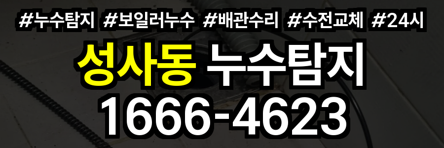 성사동 누수탐지