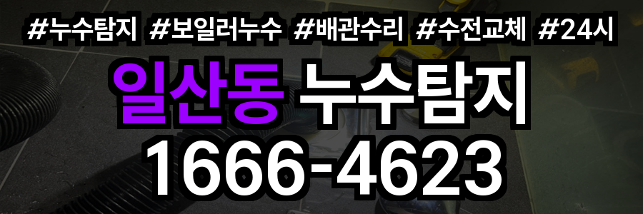 일산동 누수탐지