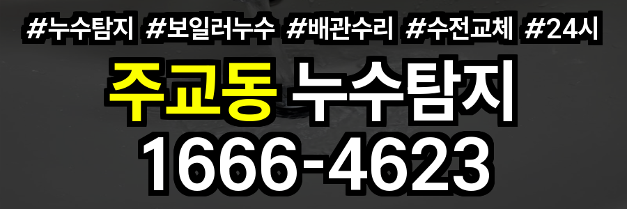 주교동 누수탐지