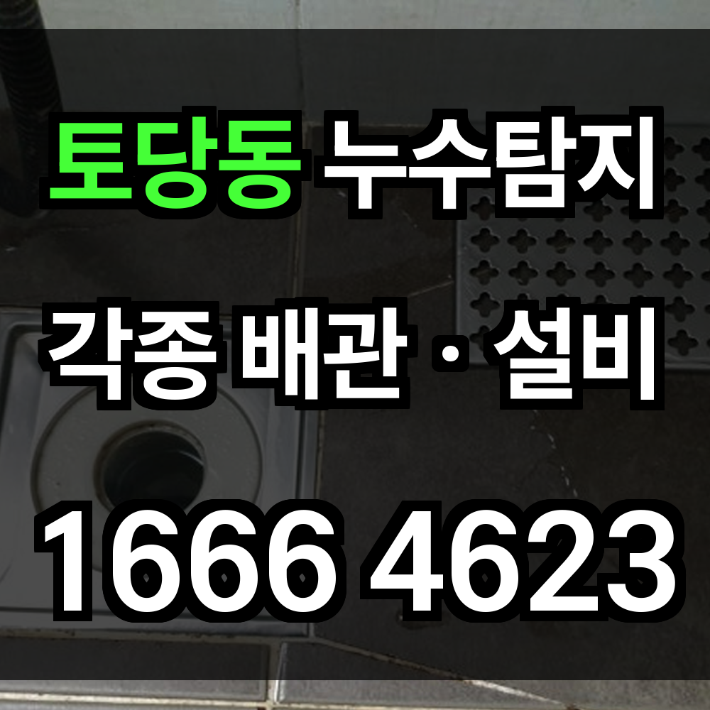 토당동 누수탐지