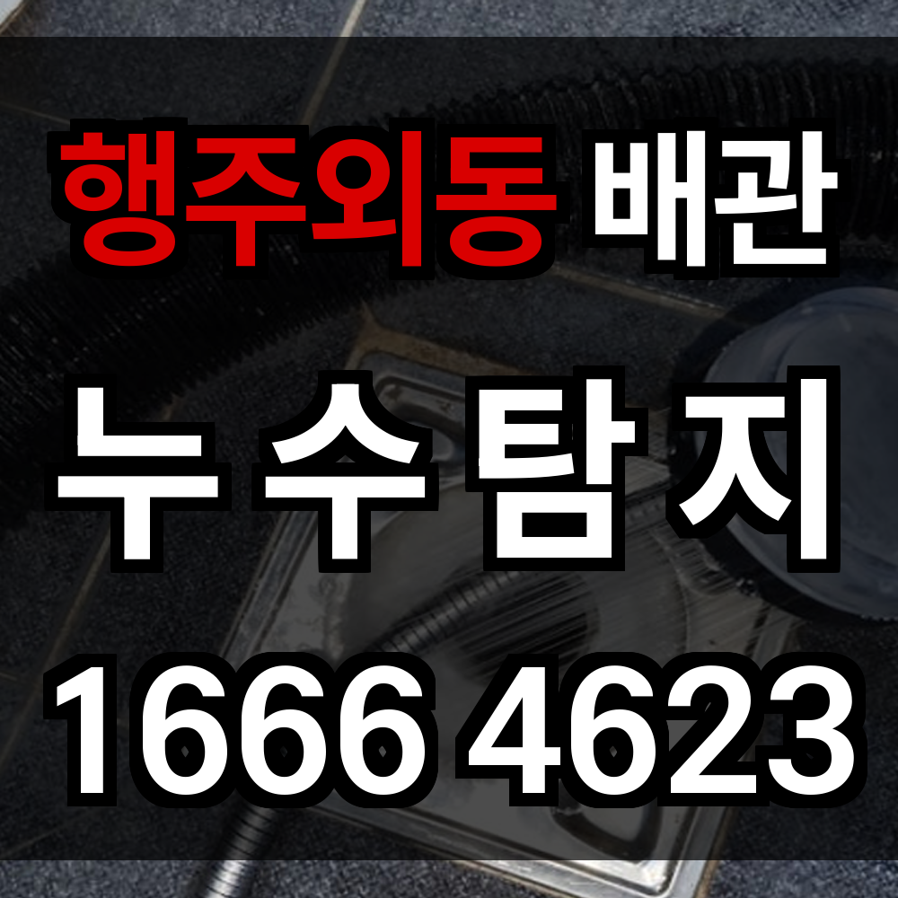 행주외동 누수탐지