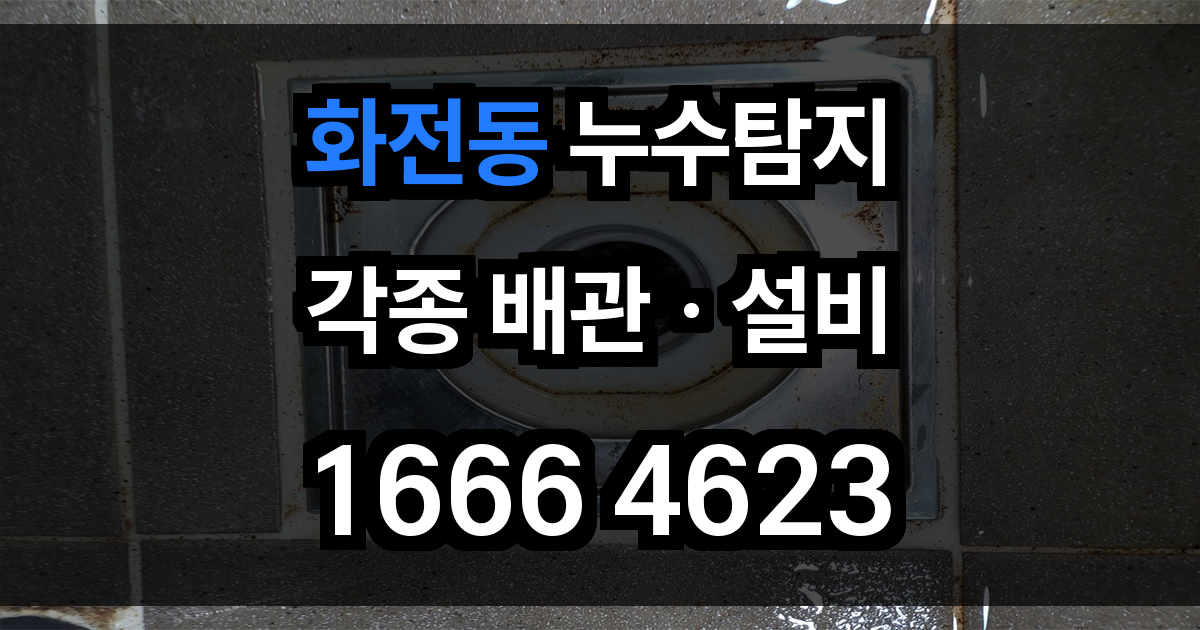 화전동 누수탐지