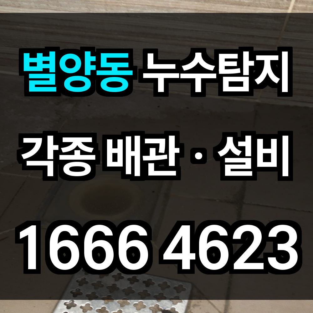 별양동 누수탐지