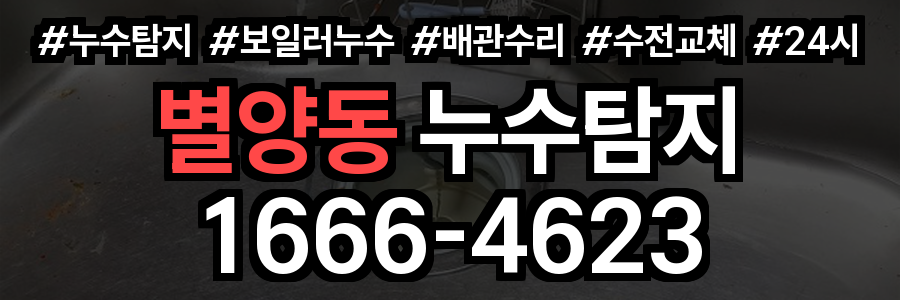 별양동 누수탐지