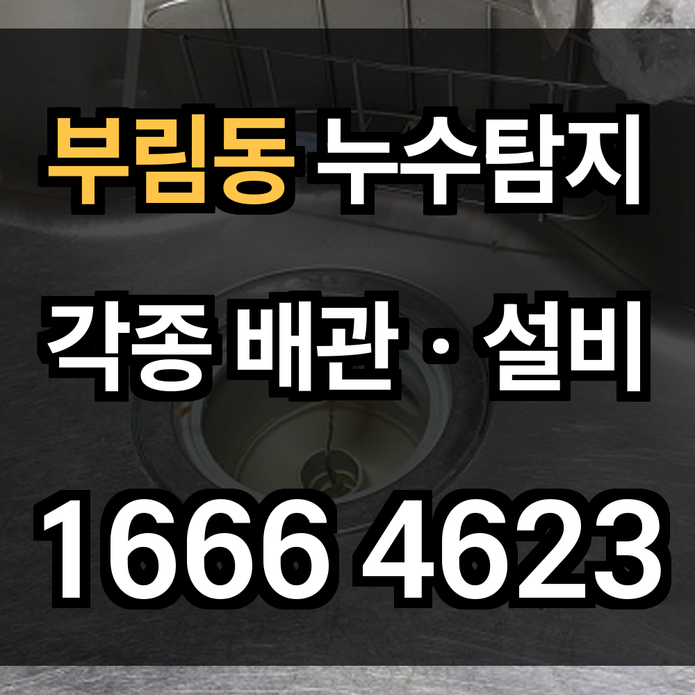 부림동 누수탐지