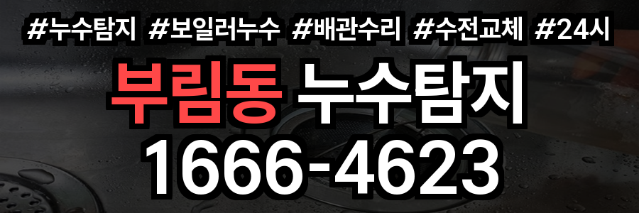부림동 누수탐지