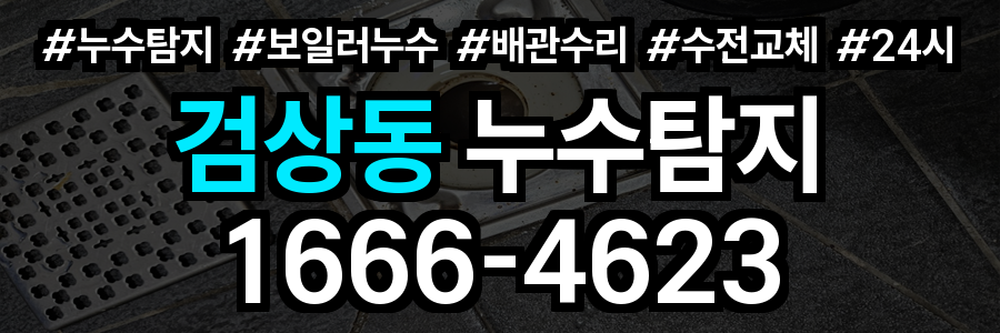 검상동 누수탐지