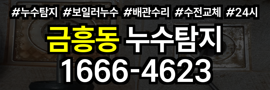 금흥동 누수탐지
