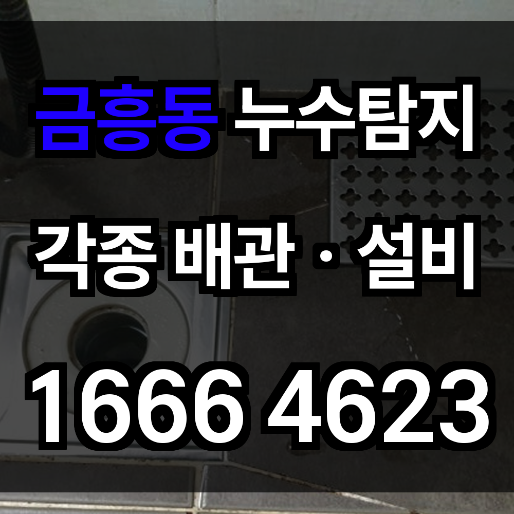 금흥동 누수탐지