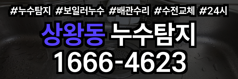 상왕동 누수탐지