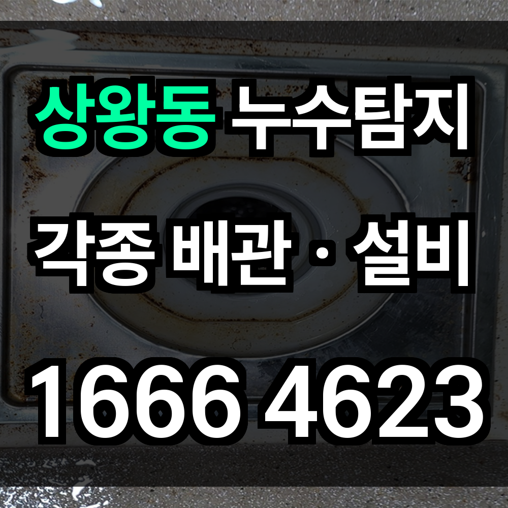 상왕동 누수탐지