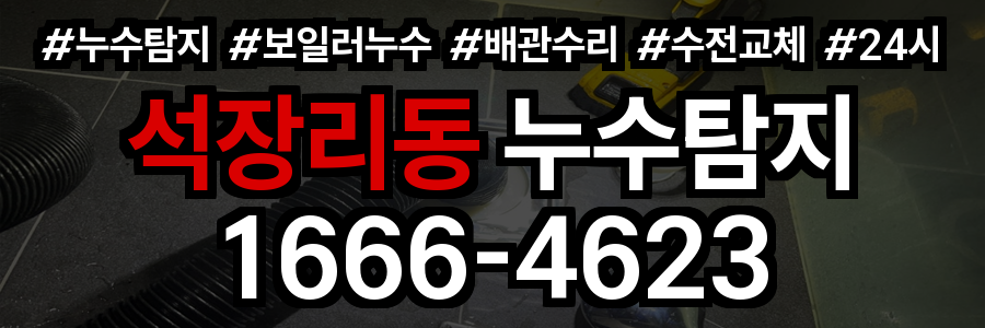 석장리동 누수탐지