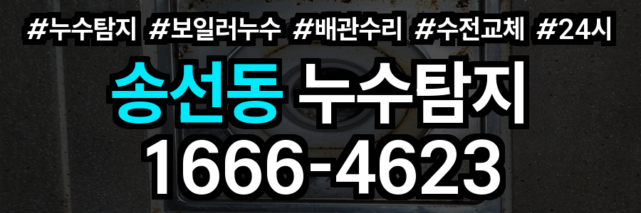 송선동 누수탐지