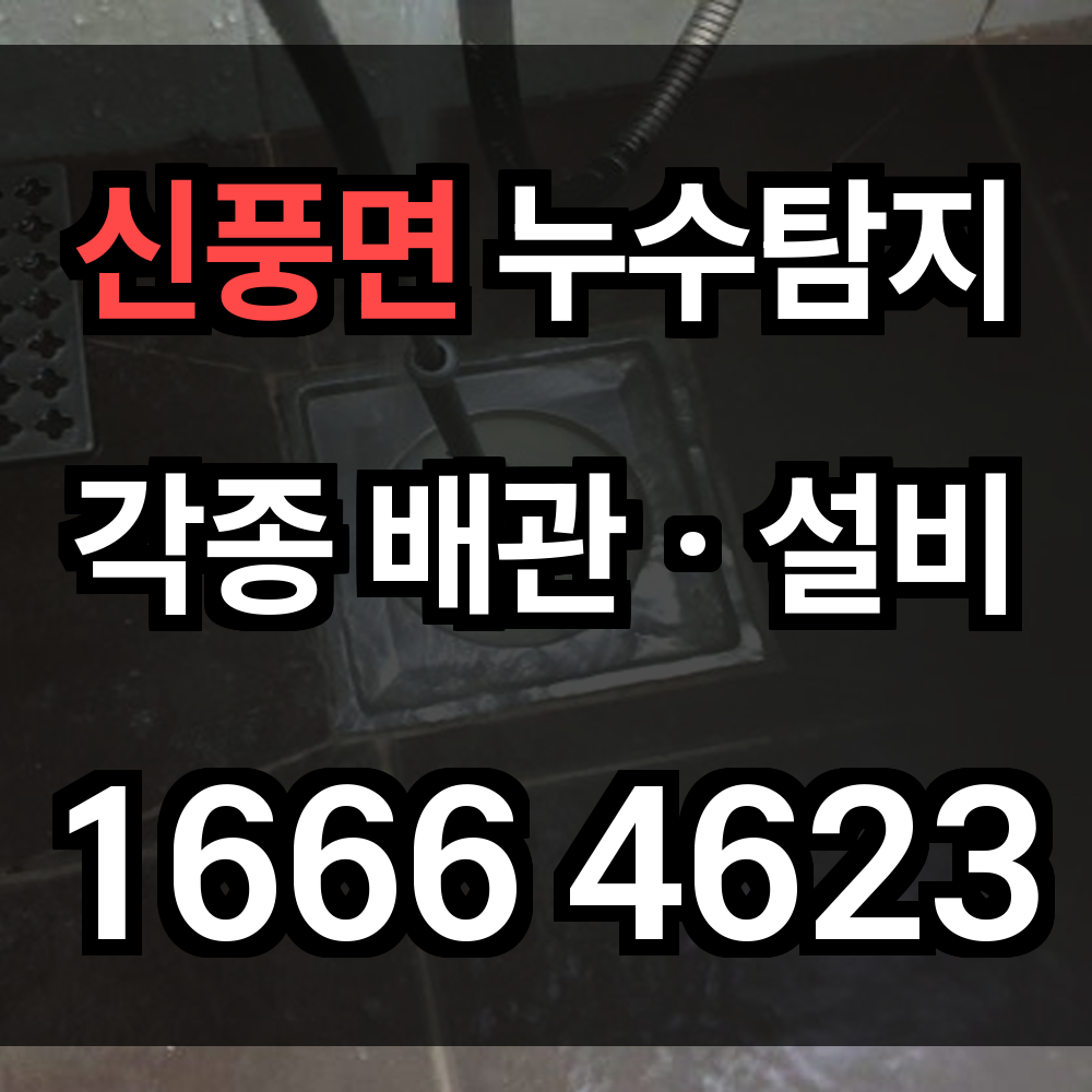 신풍면 누수탐지