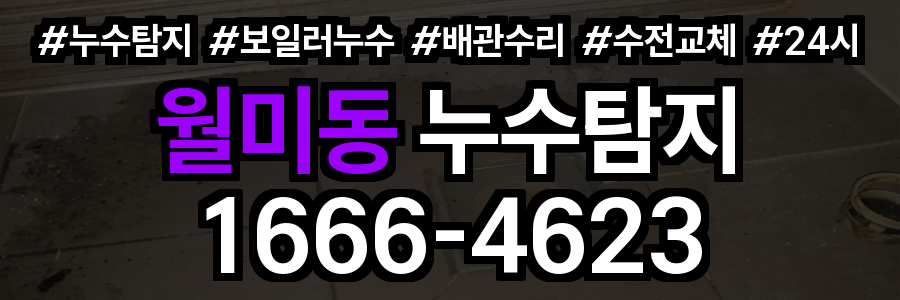 월미동 누수탐지