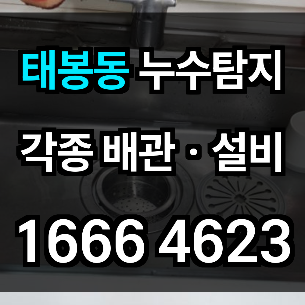 태봉동 누수탐지