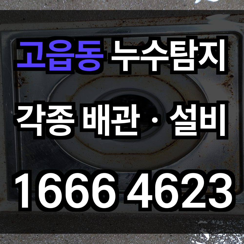 고읍동 누수탐지