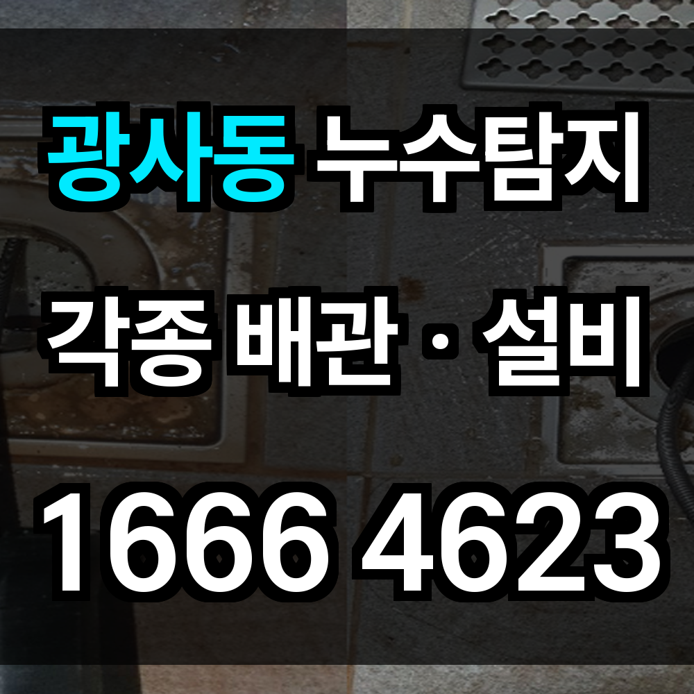 광사동 누수탐지
