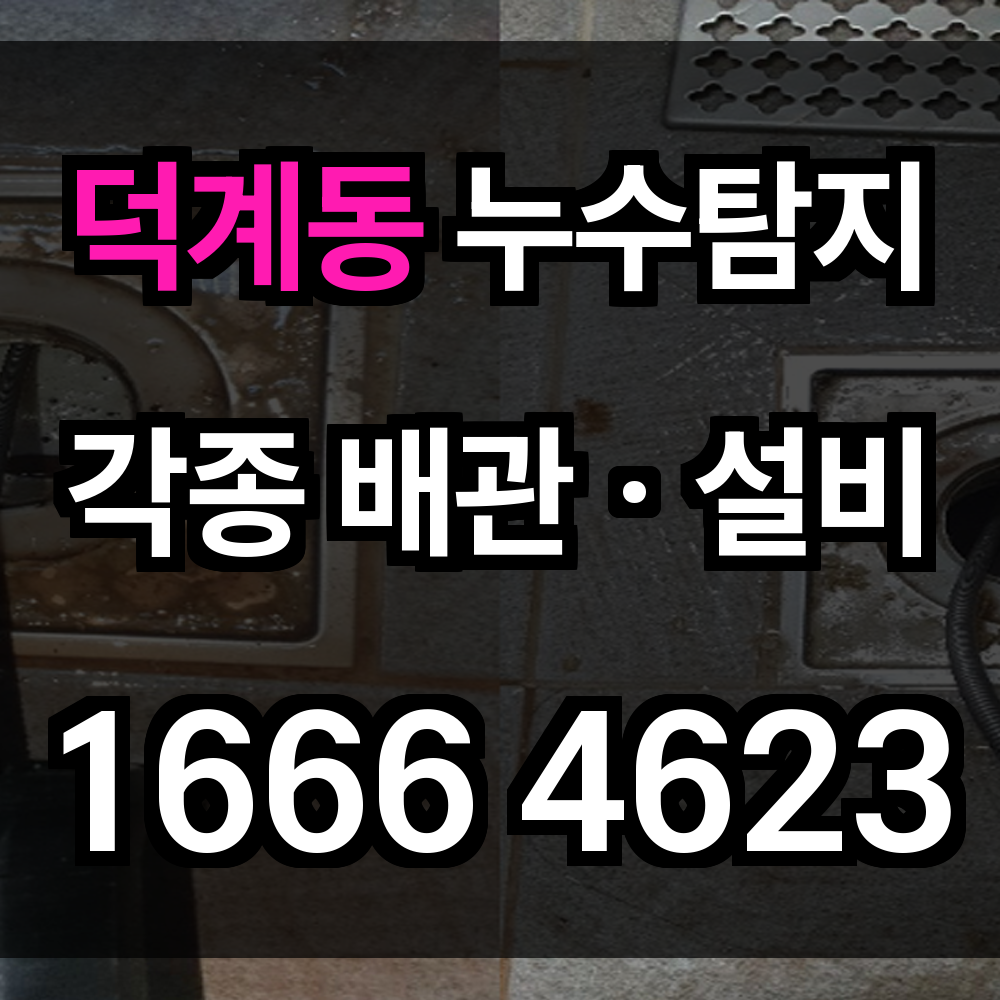 덕계동 누수탐지