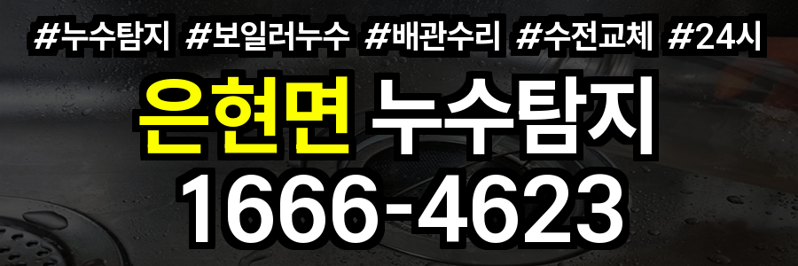 은현면 누수탐지