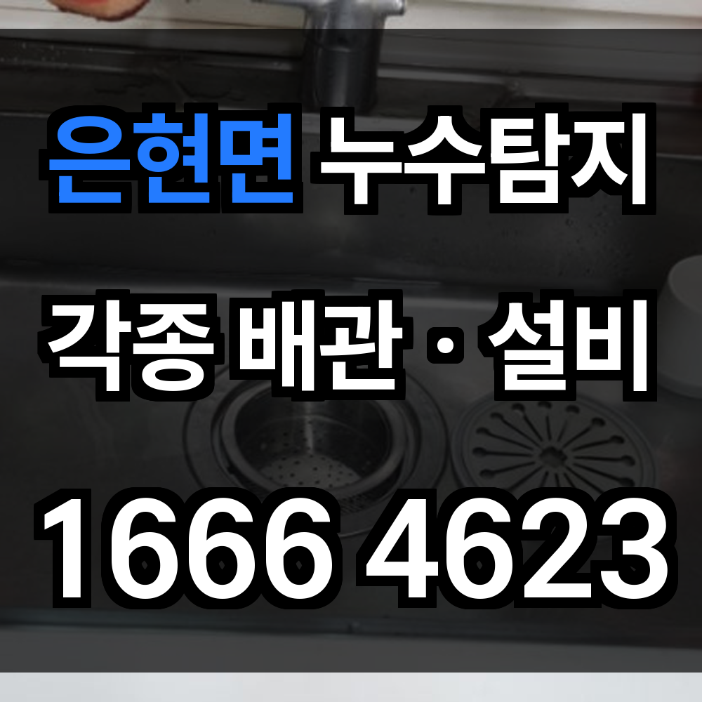 은현면 누수탐지