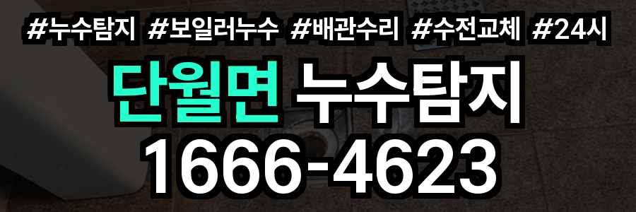 단월면 누수탐지