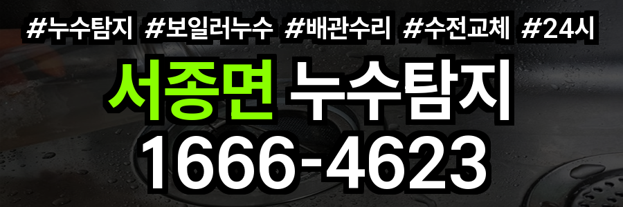 서종면 누수탐지