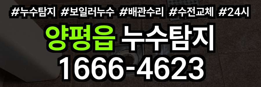 양평읍 누수탐지