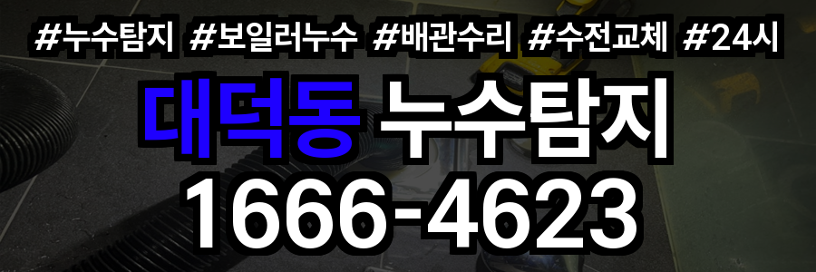 대덕동 누수탐지