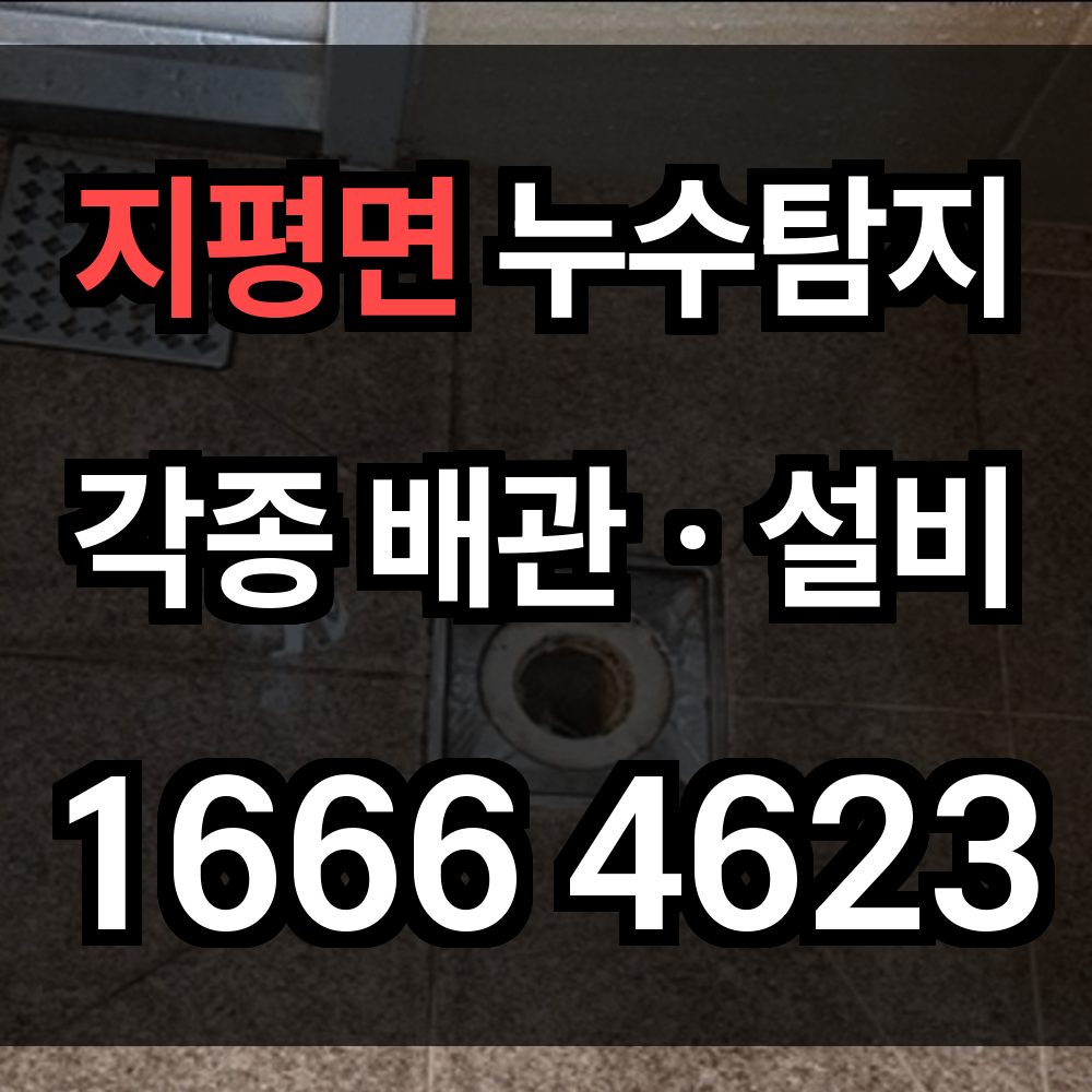 지평면 누수탐지
