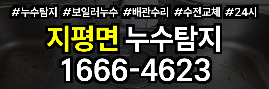 지평면 누수탐지