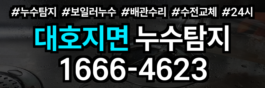 대호지면 누수탐지