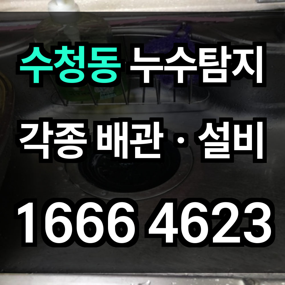 수청동 누수탐지