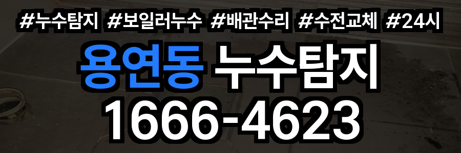 용연동 누수탐지
