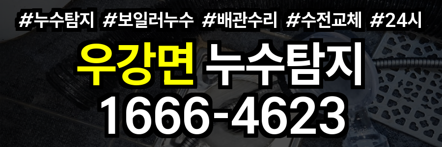 우강면 누수탐지