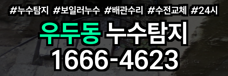 우두동 누수탐지