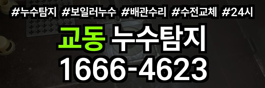 교동 누수탐지